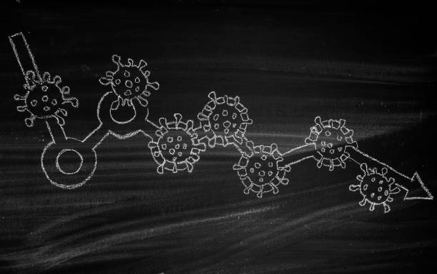 Concept of economic recession during the coronavirus crisis